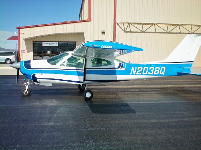 Cessna Cardinal (N2036Q) - Profile view on the ground at Taos, NM