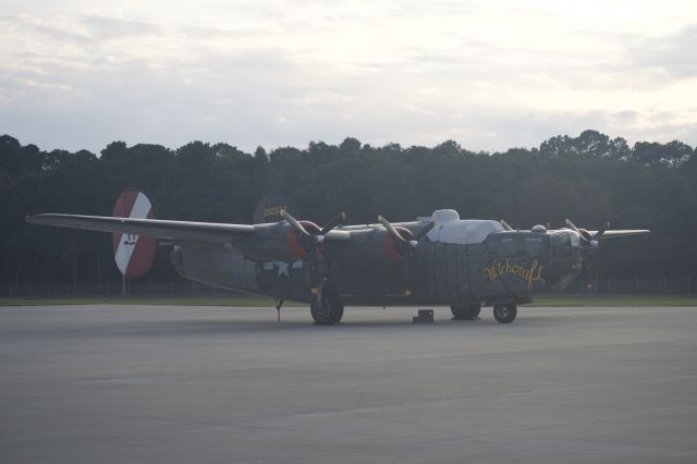 Consolidated B-24 Liberator (NX224J) - Collins Foundation B-24 at Charleston Executive Airport on Saturday, 31 Oct 15.