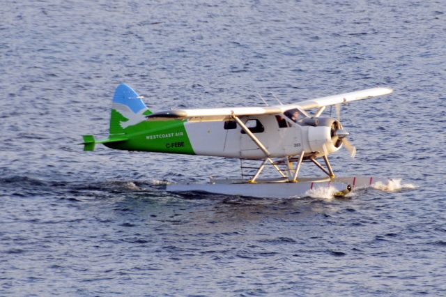 De Havilland Canada DHC-2 Mk1 Beaver (C-FEBE) - Departing Coal Harbour