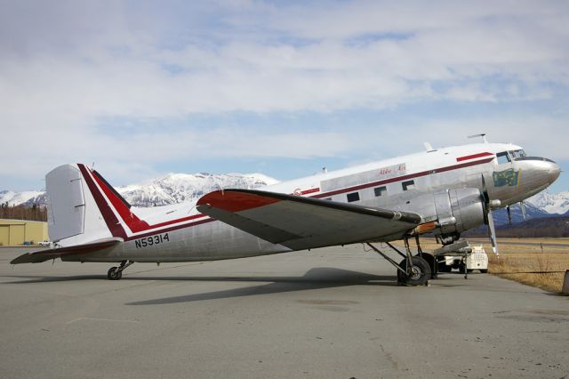 Douglas DC-3 (N59314) - Abbe Air  DC3 seen on the tarmac of the PAAQ airport.