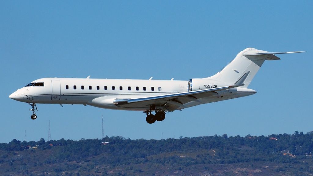 N599CH — - Bombardier Global 6000 N599CH runway 03 YPPH 19 May 2018