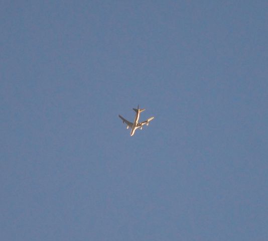 Boeing 747-400 (N705CK) - Flying over GSP from ATL-IST.