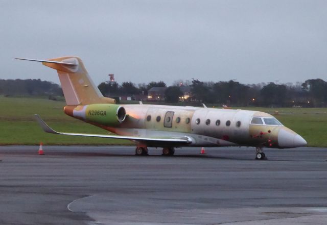 IAI Gulfstream G280 (N294GA) - On arrival after ferry flight from Tel Aviv on 19-12-2024.