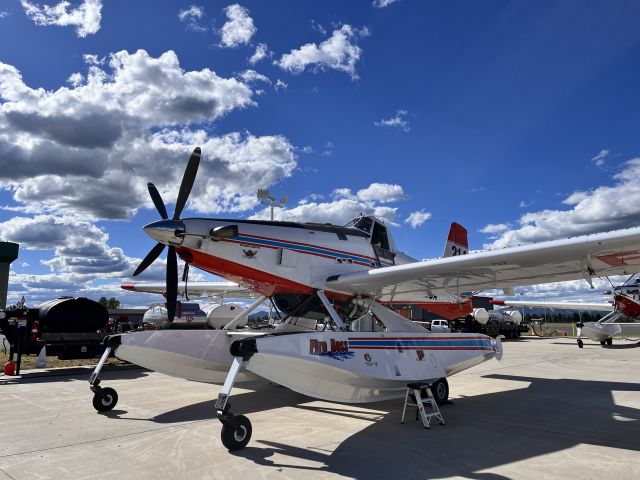 Air Tractor AT-802 (N779DA) - Fire Boss 214, with a new nose art sticker nicknaming it “Christine.” Funny enough, the sticker says “213” on it. 