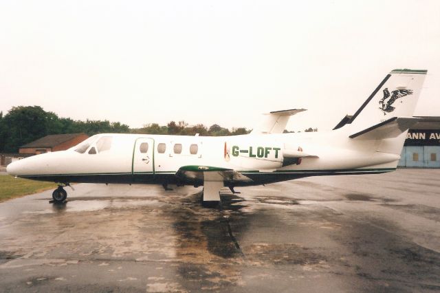 Cessna 500 Citation 1 (G-LOFT) - Seen here in May-95.