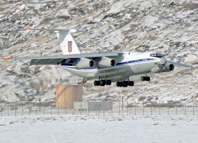 Ilyushin Il-76 (UR-78820) - Landing from Denmark