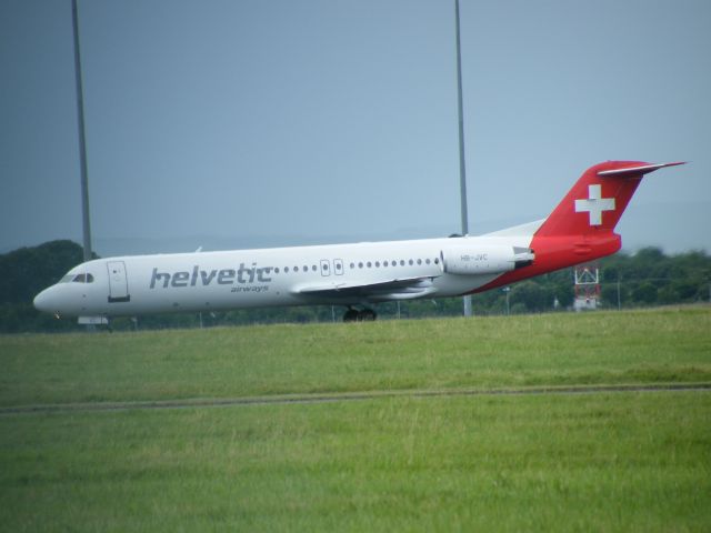 Fokker 100 (HB-JVC) - HB JVC F100 27/07/13 OAW 7478