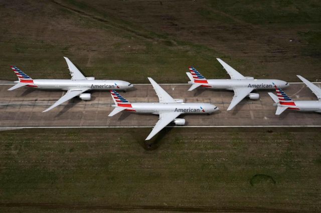 Boeing 777-200 — - COVID 19 grounding of 55 AA aircraft. 