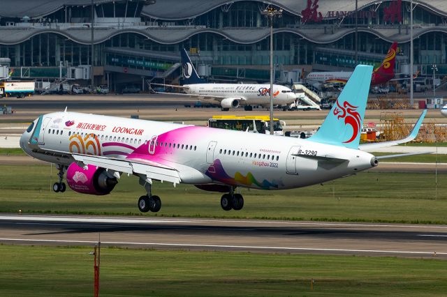 Airbus A321neo (B-329Q) - Torch Relay of 19th Asain Games Hangzhou 2022 Livery