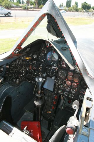 Lockheed Blackbird (61-7960) - SR-71 Blackbird 61-7960 at Castle AFB Open Cockpit Day 2011. Pilots cockpit.