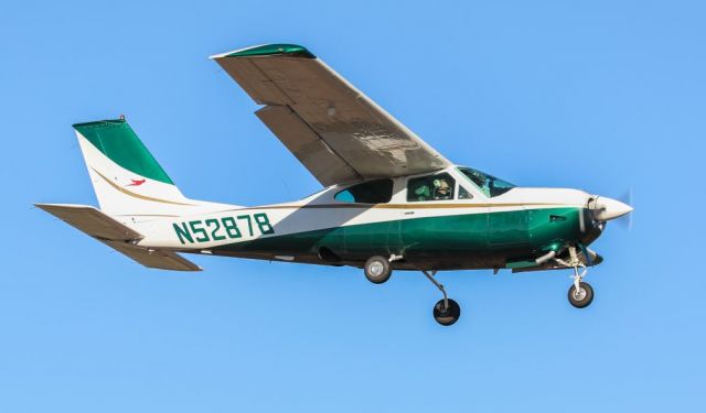 Cessna Cardinal (N52878) - Short final into Coolidge, Arizona airport