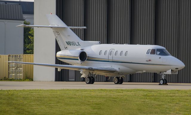 Hawker 800 (N816LX) - DuPage Aerospace ramp.