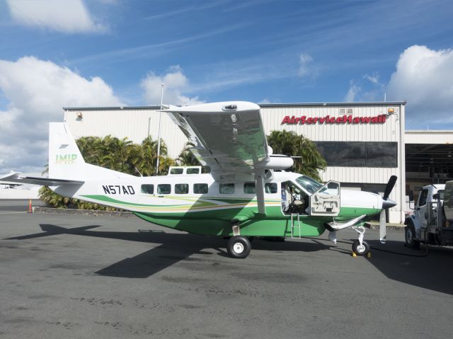 Cessna Caravan (N57AD) - Ferry flight just arrived from KSMX, California. 16 JUL 2017.