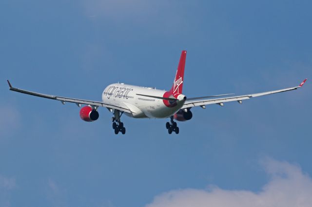 Airbus A330-300 (G-VKSS) - The brakes/wheels must have been hot.  The MLG were left down for a long time after departure on the VS109 flight to Atlanta.