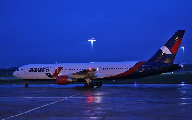 BOEING 767-300 (VQ-BUP) - azur air b767-33a(er) vq-bup arriving in shannon on a fuel stop while routing moscow to punta cana 5/12/18.