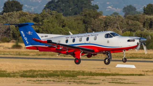 Pilatus PC-12 (VH-IWO)