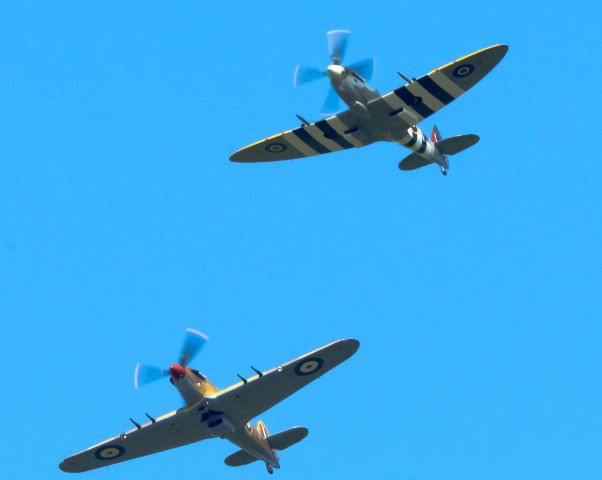 SUPERMARINE Spitfire (C-GYQQ) - Flyover during the Battle of Britain Cermonies.