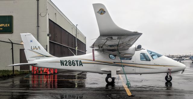 TECNAM P-2006T (N286TA) - Tecnam P2006T at University of Alaska Anchorage AVTech apron, Merrill Field.