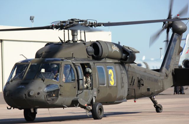 Sikorsky S-70 (02-3309) - UH60 Blackhawk with Colorado ANG at DIA in medivac exercise.