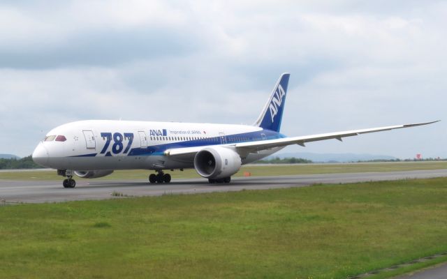 Boeing 787-8 (JA818A) - Taxiing to runway 28 for its flight to Tokyo Haneda.