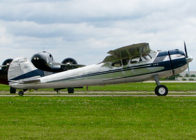 Cessna 190 (N9895A) - At AirVenture 2016.  br /1950 Cessna 195