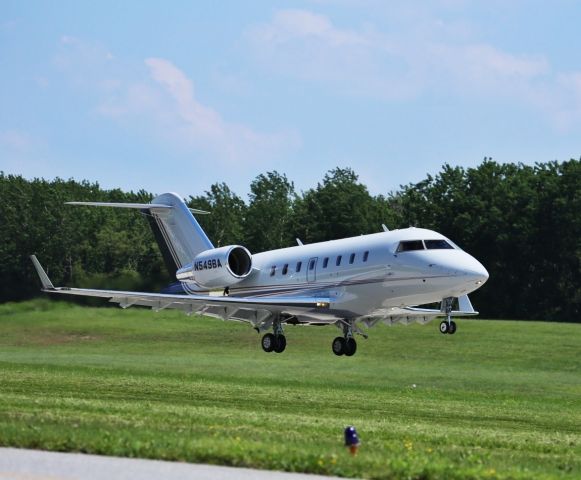 Canadair Challenger (N549BA) - Takeoff KMQS 5-29-13