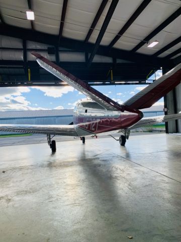 Beechcraft 35 Bonanza (N572T) - In the hanger at KPSK.   Fueled and polished ready for next mission.