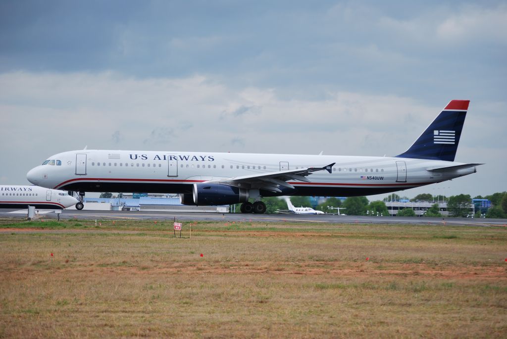 Airbus A321 (N540UW) - In position 18L - 4/8/10
