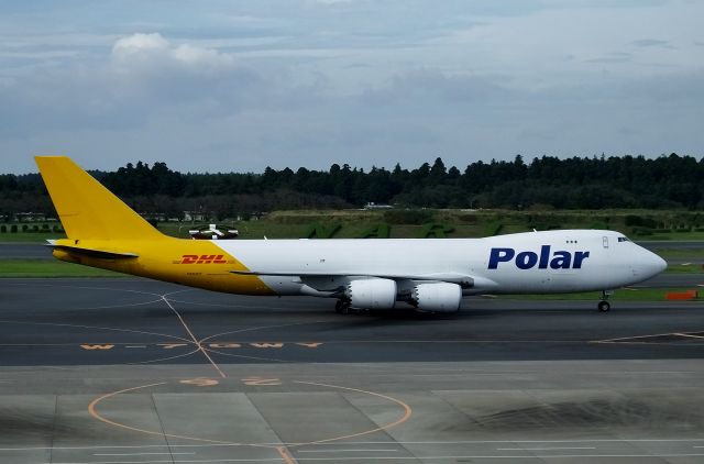 BOEING 747-8 (N852GT) - Taxing at NRT 2016/09/29