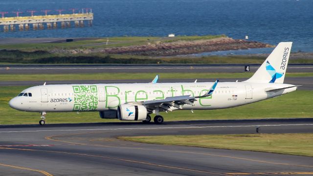 Airbus A321 (CS-TSF) - Does anyone know what happens when you scan that QR code?