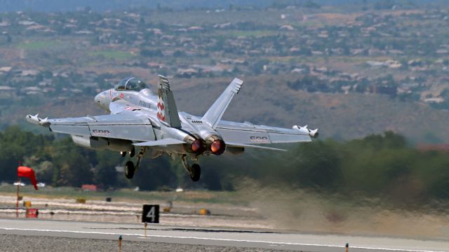 Boeing Hornet (16-8900) - Navy EA-18G Growler departing from 16L.br /br /E/A-18G Growler (168900)br /VAQ-140 (Electronic Attack Squadron One Four Zero) "Patriots" Colorbirdbr /Home Port: NAS Whidbey Islandbr /Assigned At Sea: Carrier Air Wing Sevenbr /Aboard: USS George H.W. Bush (CVN 77)