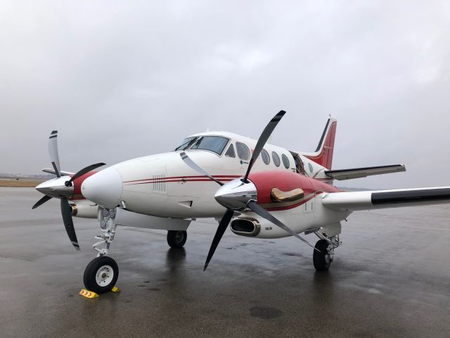 Beechcraft King Air 90 (N904HB) - New Props 