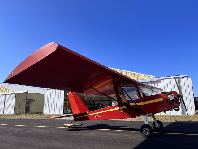 N212TN — - Pretty little Mini-Max Hi-Max, outfitted with axle-less landing gear for field operations.