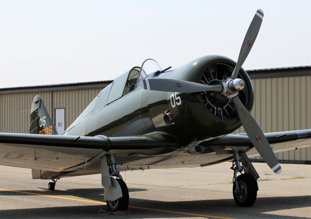 North American T-6 Texan (N202LD) - Warbird Roundup 2018 at Warhawk Air Museum, Nampa, ID, 25 Aug 18