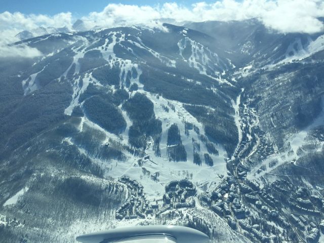 Beechcraft Bonanza (36) (N4203S) - Over Beaver Creek, CO in a 1976 A36