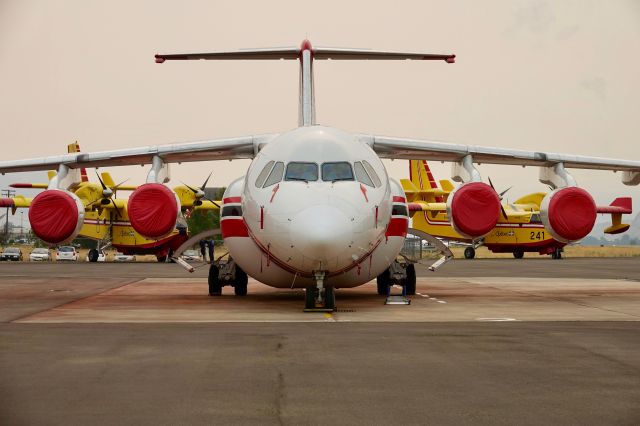 Avro Avroliner (RJ-85) (C-GVFK) - Start of the day !