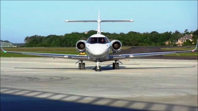 Hawker 800 (N512JC) - Beautiful Hawker 800XP taxiing to Ramp at Grand Strand Airport (KCRE)in North Myrtle Beach, SC on 5/18/2015.