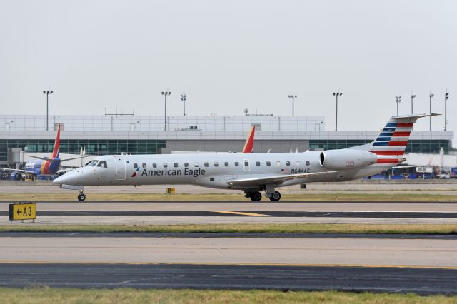 Embraer ERJ-145 (N644AE) - American Eagle at Love Field, not a regular visitor here.