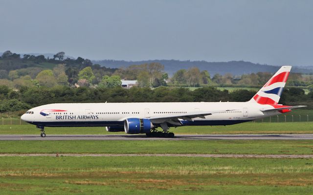 BOEING 777-300 (G-STBD) - british airways b777-36n(er) g-stbd landing at shannon for wifi fitting 10/5/18.