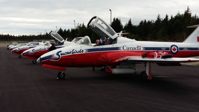 Canadair CL-41 Tutor (11-4033) - Canadian Forces Acrobatic Team.