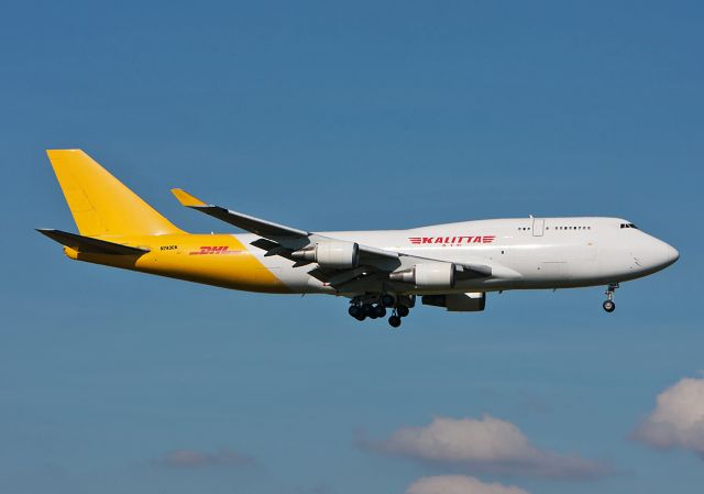 Boeing 747-200 (N743CK) - Freighter on duty for DHL.