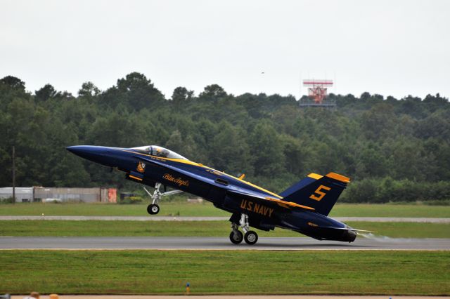 McDonnell Douglas FA-18 Hornet — - 2014 NAS Oceana Air Showbr /Blue Angels #5