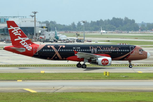 Airbus A320 (9M-AQM) - "De'Xandra" livery