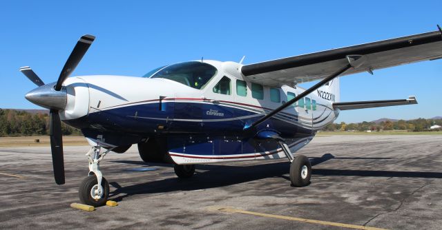 Cessna Caravan (N222XW) - A Cessna 208B Grand Caravan on the ramp at Anniston Regional Airport - November 10, 2021.