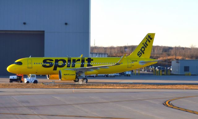 Airbus A320neo (N965NK) - Spirit Airlines Airbus A320-271N N965NK in Detroit 