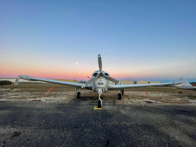 N648D — - On the ramp at Bourland (50F). 