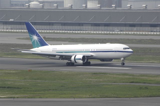 BOEING 767-200 (N767A) - Landing at Haneda Intl Airport Rwy34L on 2012/05/08 "Saudia Aramco"