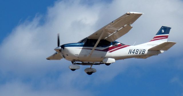 Cessna 206 Stationair (N48VB) - About to touch down is this 2017 Cessna T-206H Turbo Stationair HD from the Winter of 2024.