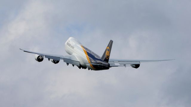 BOEING 747-8 (N622UP) - BOE686 #N622UP B747-8F (ln 1560 / cn 65784) on rotation from Rwy 16R for a C1 flight on 8.7.20.