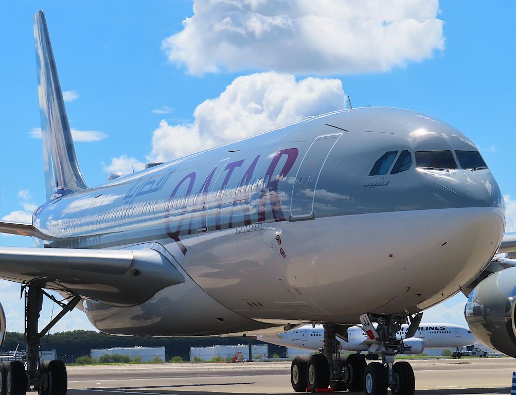 Airbus A330-200 (A7-HJJ) - I took this picture on Aug 06, 2021.